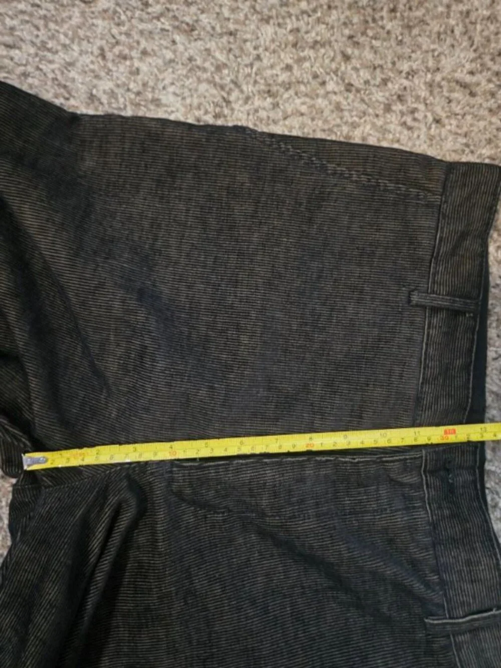 Carven Mens Brown Corduroy Pants 36x31 Straight Trousers Vtg Size US 36 EU 46